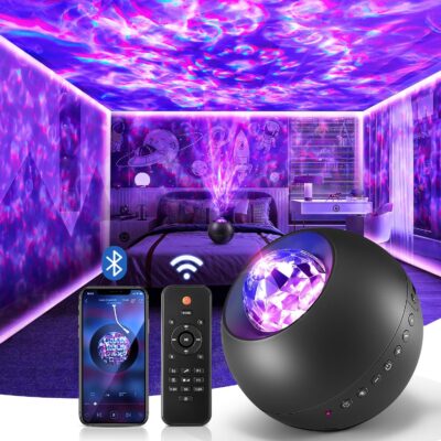 Galaxy Projector, White Noise Galaxy Projector Light