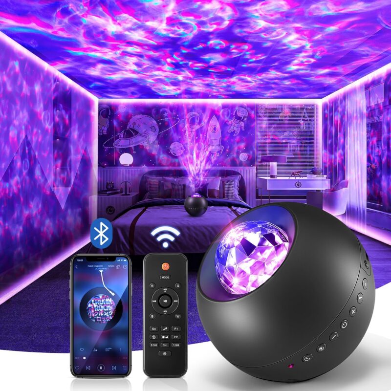 Galaxy Projector, White Noise Galaxy Projector Light