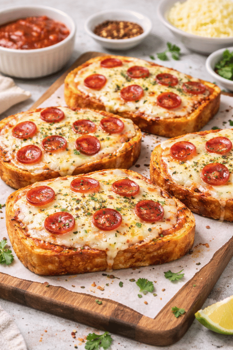 Crispy Texas Toast Pizza (Air Fryer)